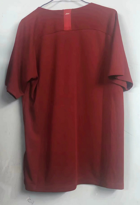 19-20 Qatar Home Red Soccer Jersey