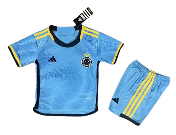 Kids Cruzeiro EC Soccer Kit Third Replica 2023/24