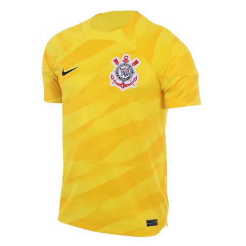 Corinthians Soccer Jersey GoalKeeper Yellow Replica 2023/24