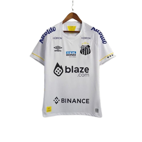 Santos FC Soccer Jersey Home Replica 2023/24 With All Sponsors