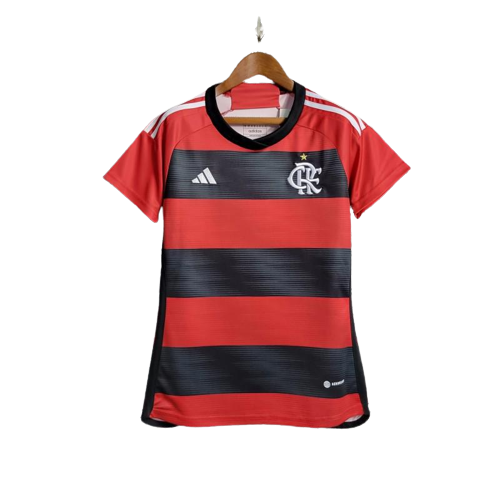 Women CR Flamengo Soccer Jersey Home Replica 2023/24