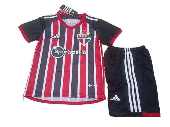 Kids Sao Paulo FC Soccer Kit Away Replica 2023/24