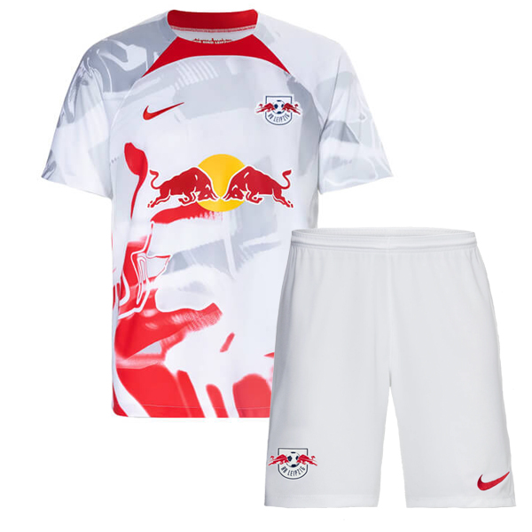 Kids RB Leipzig Soccer Kit Home Replica 2023/24