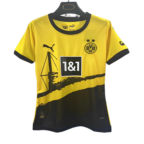 Women Borussia Dortmund Soccer Jersey Home Replica 2023/24