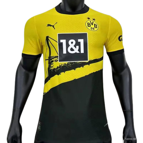 Borussia Dortmund Soccer Jersey Home Player Version 2023/24