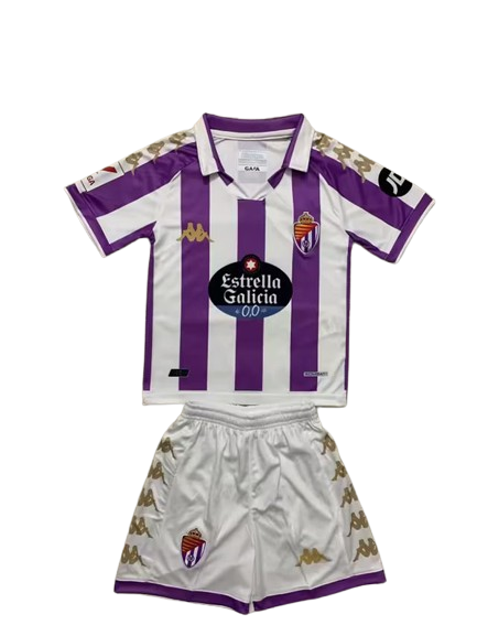 Kids Real Valladolid Soccer Kit Home Replica 2023/24