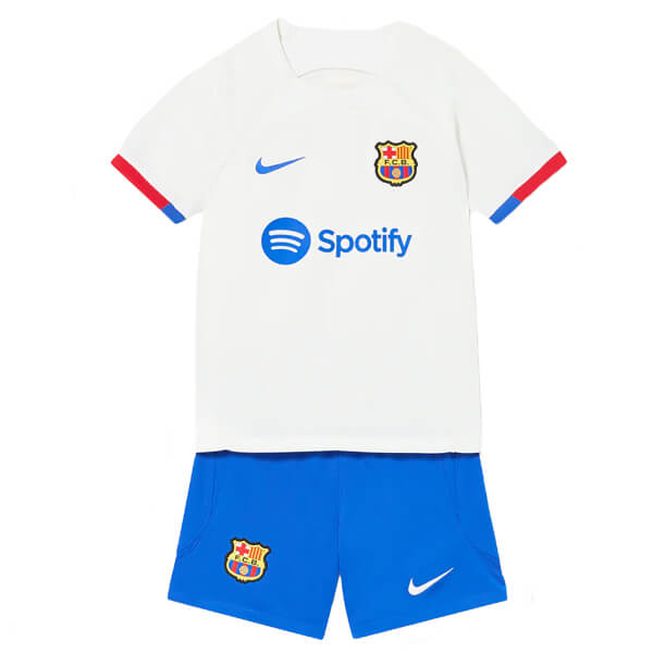 Kids Barcelona Soccer Kit Away Replica 2023/24