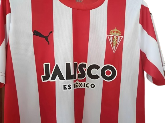 Sporting Gijón Soccer Jersey Home Replica 2023/24