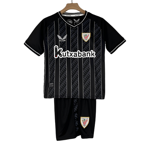 Kids Athletic Bilbao Soccer Kit Away Replica 2023/24