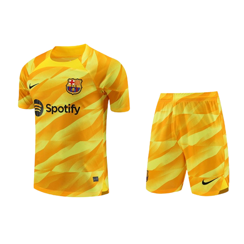 Barcelona Soccer Jersey Goalkeeper Orange Replica 2023/24