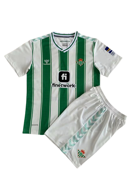 Kids Real Betis Soccer Kit Home Replica 2023/24
