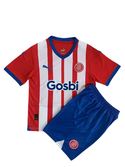 Kids Girona Soccer Kit Home Replica 2023/24