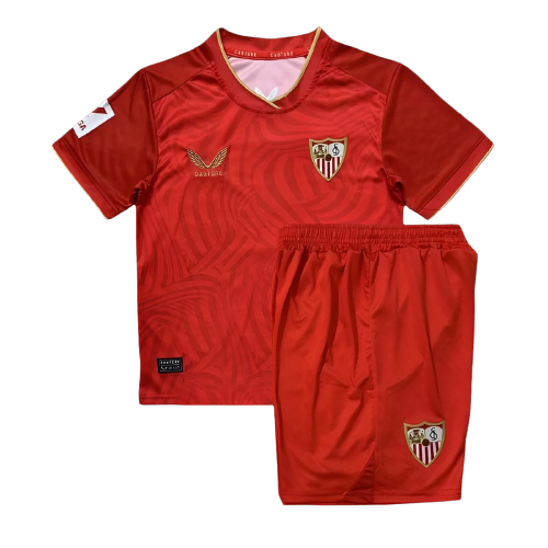 Kids Sevilla Soccer Kit Away Replica 2023/24