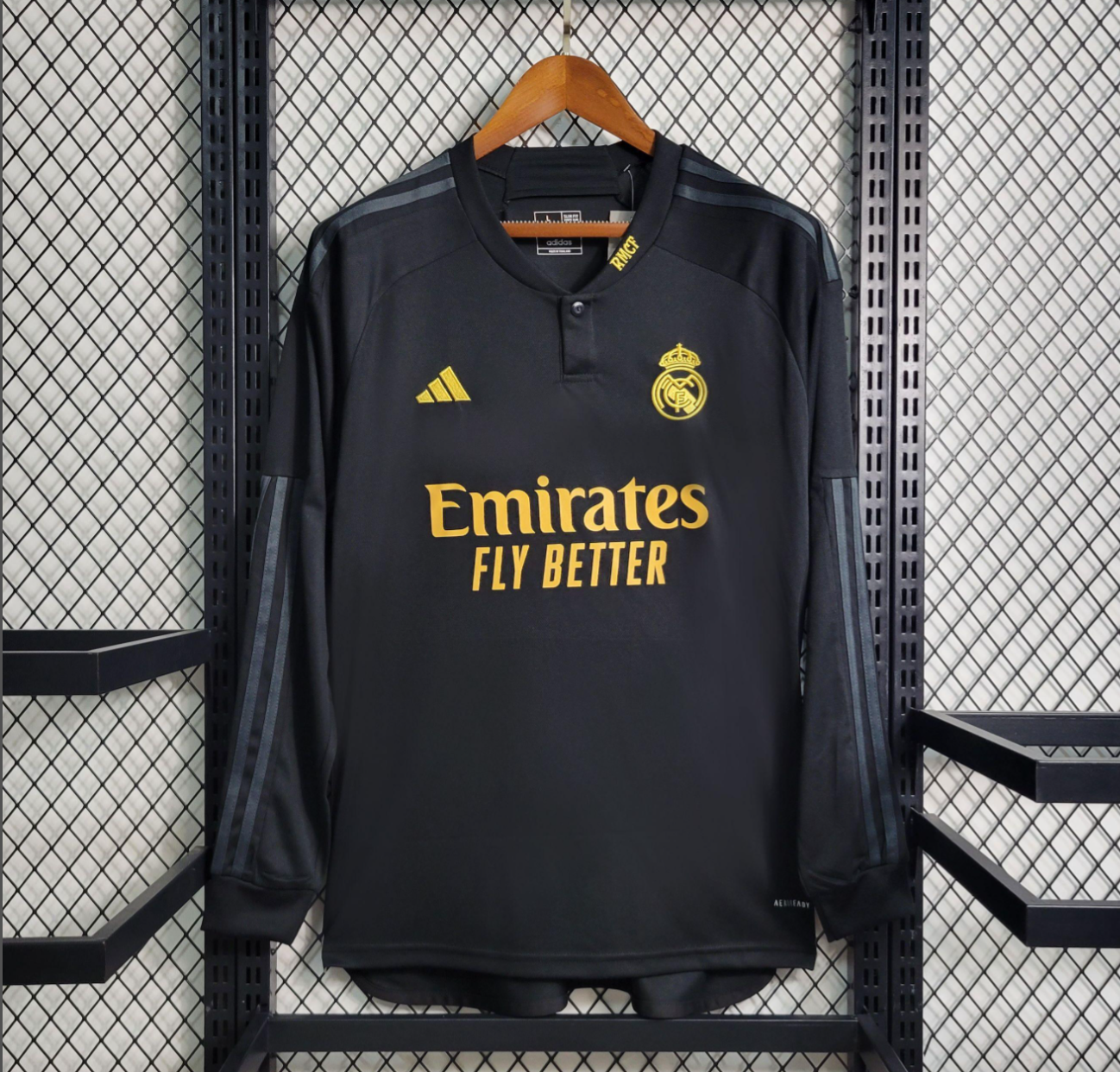 Real Madrid Soccer Jersey Third Long Sleeve Replica 2023/24