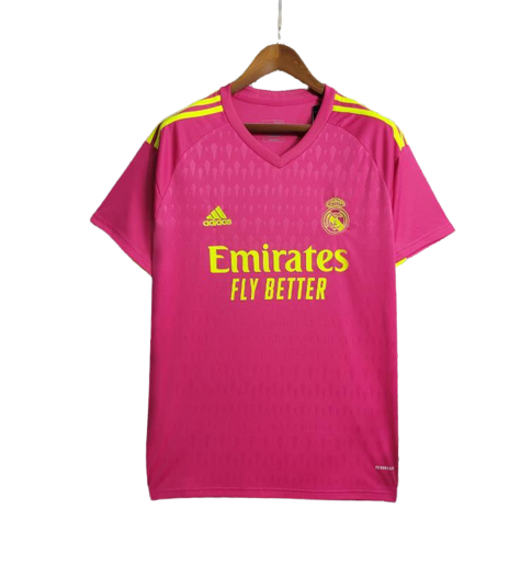Real Madrid Soccer Jersey Goalkeeper Pink Replica 2023/24