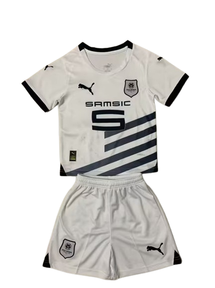 Kids Stade Rennais Soccer Kit Away Replica 2023/24