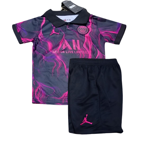 Kids PSG Soccer Kit Purple Flame Special Replica 2023/24