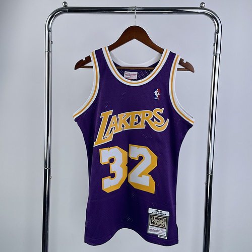 Los Angeles Lakers Purple 32 Johnson Jersey 1984/85