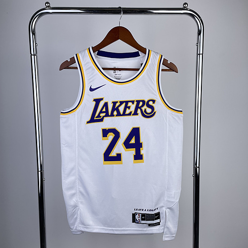 Los Angeles Lakers White 24 Kobe Bryant Jersey 2022/23