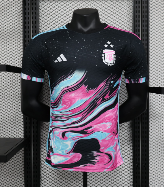 Argentina Soccer Jersey Black Special Player Version 2023