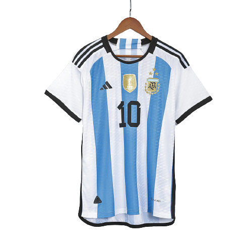 Player Version 10 LIONEL MESSI Argentina 2022 World Cup Home Soccer Jersey