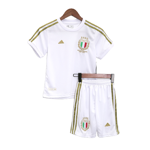 Kids Italy Soccer Kit 125th Anniversary Replica 2022/23