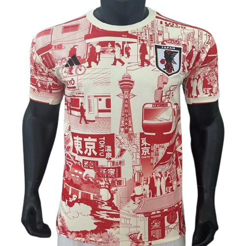 Japan Soccer Jersey White Red Special Player Version 2023