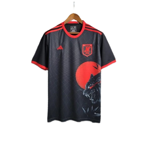 Japan Soccer Jersey Black Leopard Head Special Edition 2023