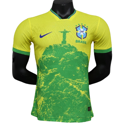 Brazil Soccer Jersey Yellow Special Player Version 2023