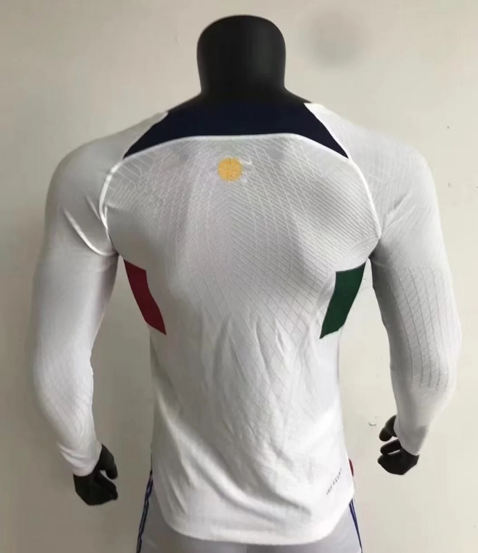 Player Version Portugal 2022 World Cup Away Long Sleeve Soccer Jersey