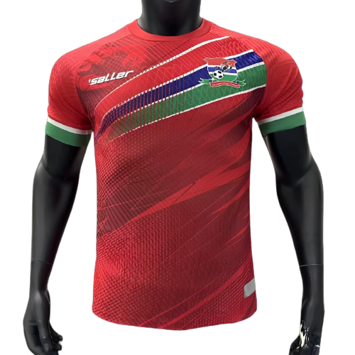Gambia Soccer Jersey Home Player Version 2023