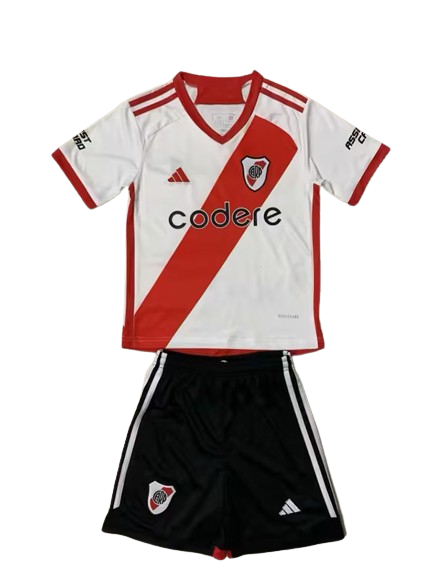 Kids River Plate Soccer Kit Home Replica 2023/24