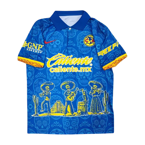 Club America Soccer Jersey Away Day of the Dead Special Replica 2023/24