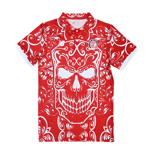 Deportivo Toluca Soccer Jersey Red Day of the Dead Special Replica 2023/24