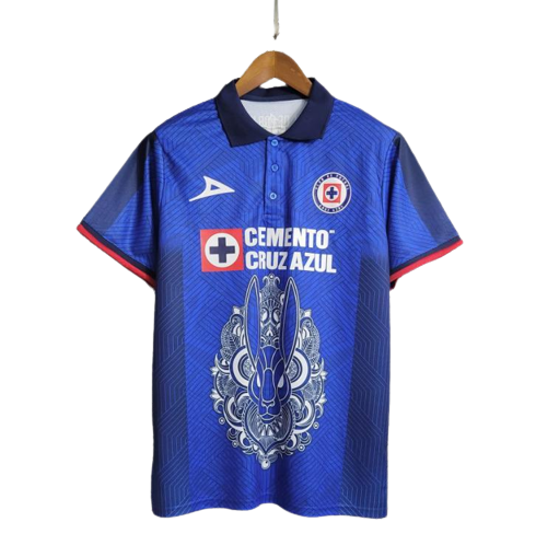 Cruz Azul Soccer Jersey Day of the Dead Special Blue Replica 2023/24