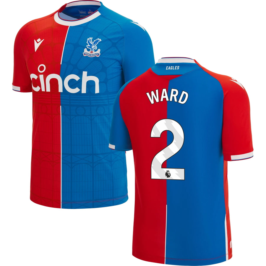 #2 WARD Crystal Palace Soccer Jersey Home Replica 2023/24