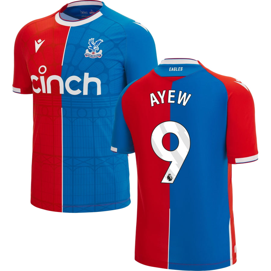 #9 AYEW Crystal Palace Soccer Jersey Home Replica 2023/24