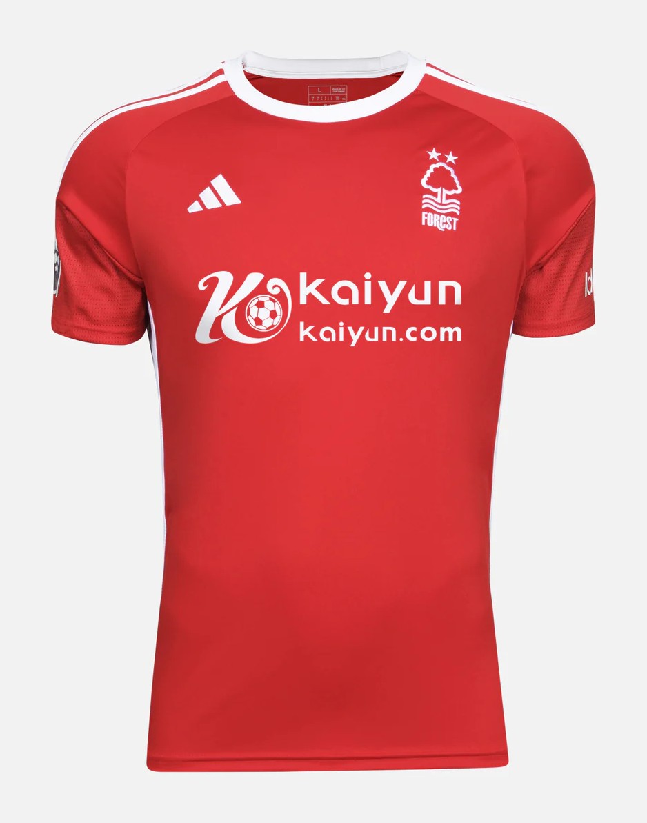 Nottingham Forest Soccer Jersey Home Replica 2023/24 with Sponsor