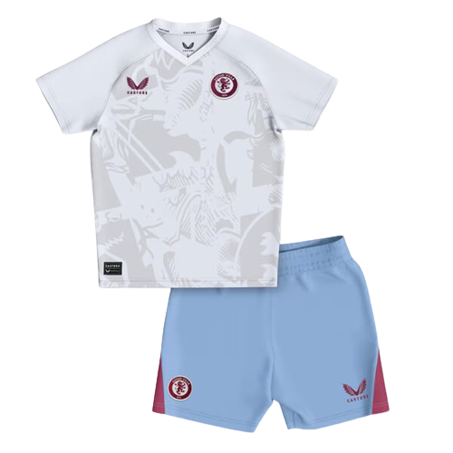 Kids Aston Villa Soccer Kit Away Replica 2023/24
