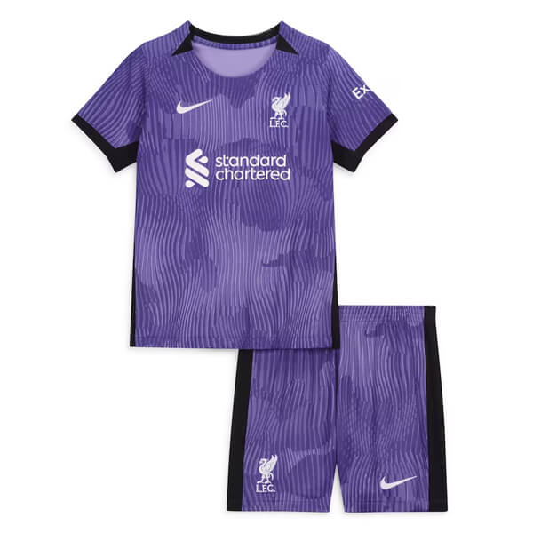 Kids Liverpool Soccer Kit Third Replica 2023/24