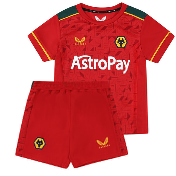 Kids Wolverhampton Wanderers Soccer Kit Away 2023/24