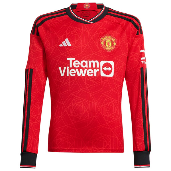 Manchester United Soccer Jersey Home Long Sleeve Replica 2023/24