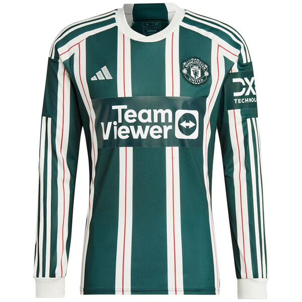 Manchester United Soccer Jersey Away Long Sleeve Replica 2023/24