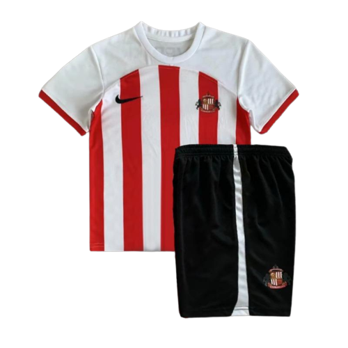 Kids Sunderland AFC Soccer Kit Home Replica 2023/24