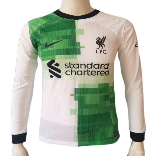 Liverpool Soccer Jersey Third Long Sleeve Player Version 2023/24
