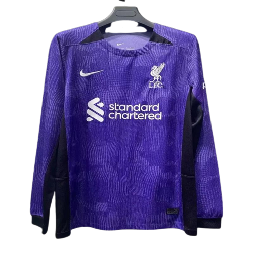 Liverpool Soccer Jersey Third Long Sleeve Replica 2023/24