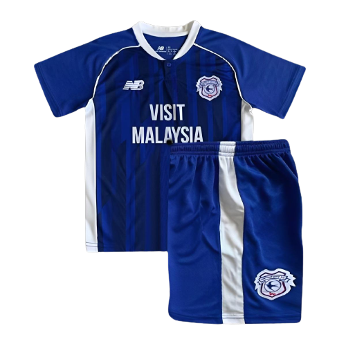 Kids Cardiff City Soccer Kit Home Replica 2023/24