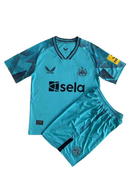 Kids Newcastle United Soccer Kit Goalkeeper Blue 2023/24