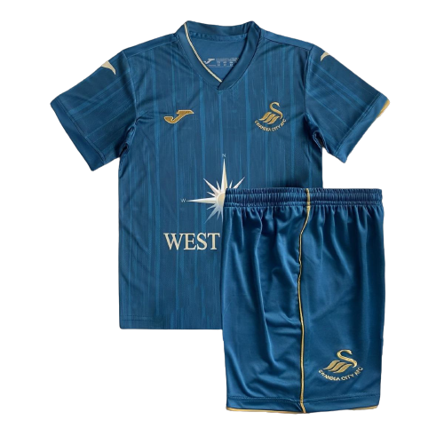 Kids Swansea City Soccer Kit Away Replica 2023/24