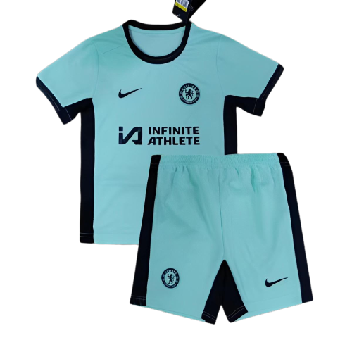 Kids Chelsea Soccer Kit Third Replica 2023/24